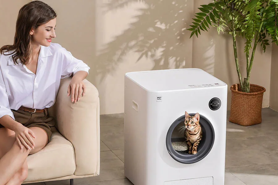 cat self cleaning litter